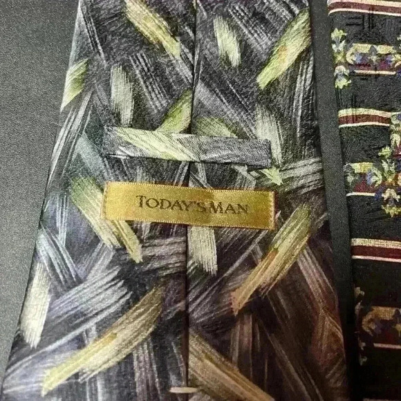 Set Of 3 Todays Man Ties 2 Made In Italy - Picture 11 of 12